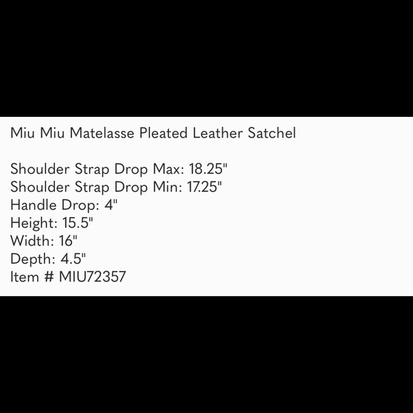 Miu Miu Beautiful Matelasse Large Black Bag - Picture 9 of 10
